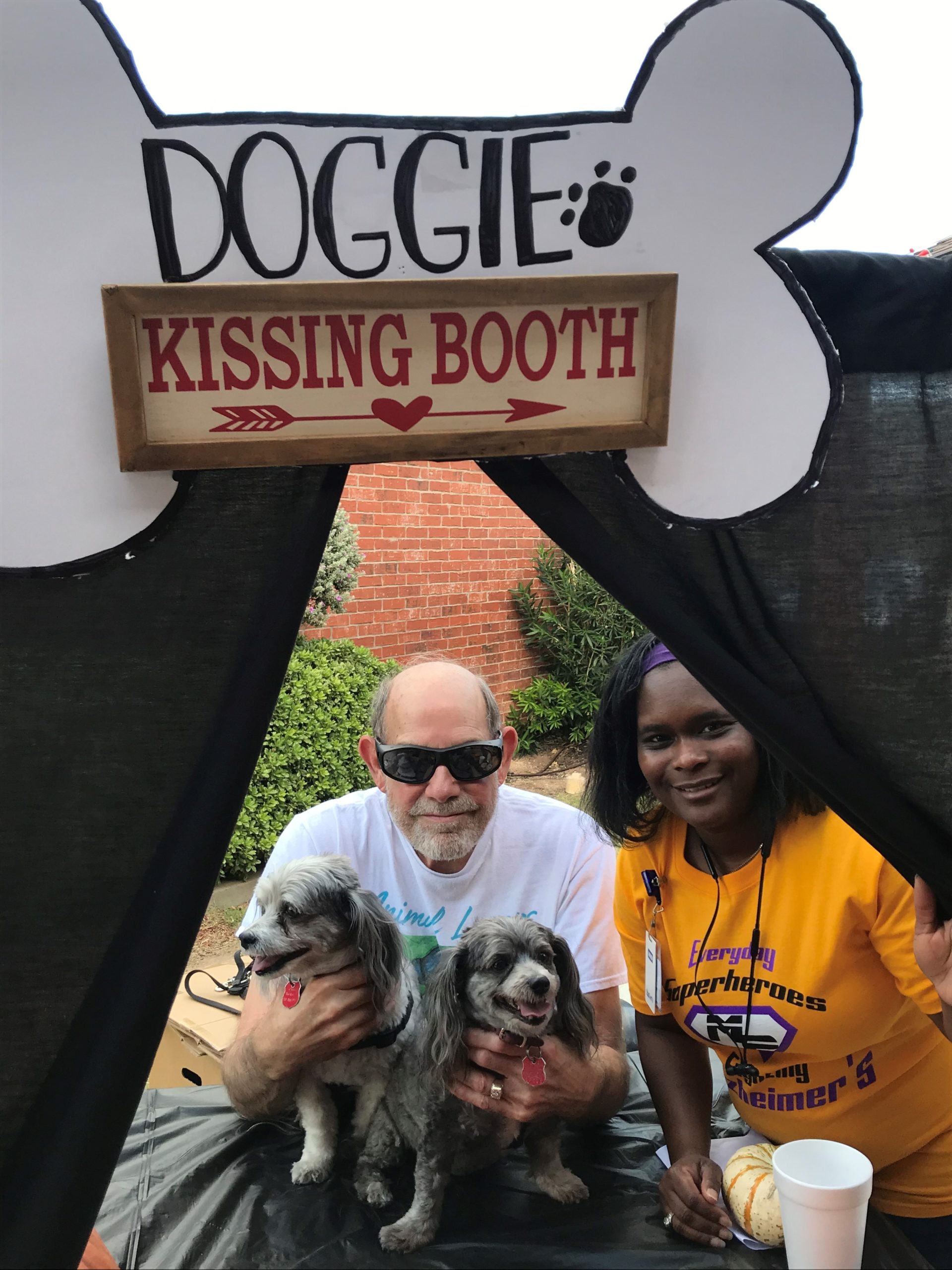 Manor Park Fall Festival Doggie Kissing Booth