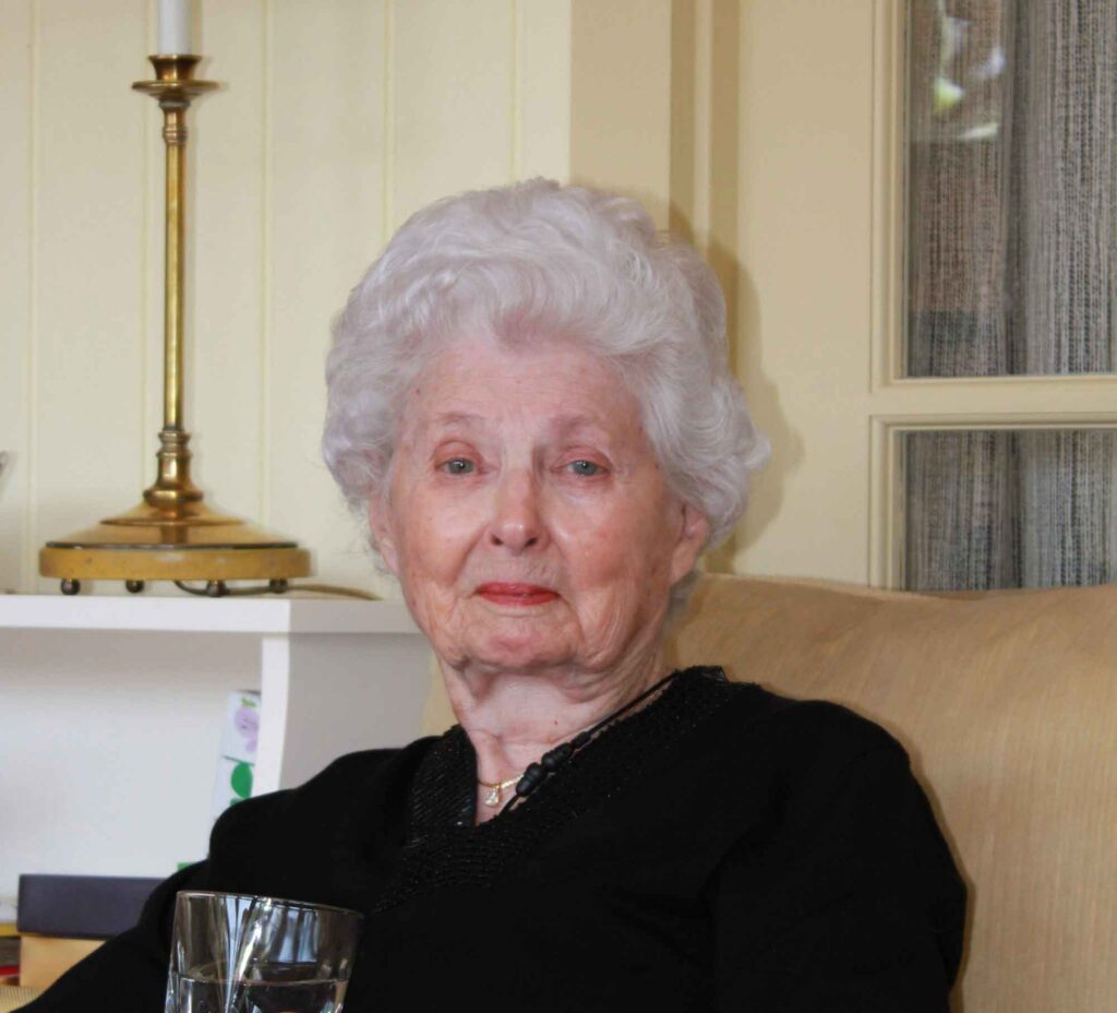Olga Banks at home
