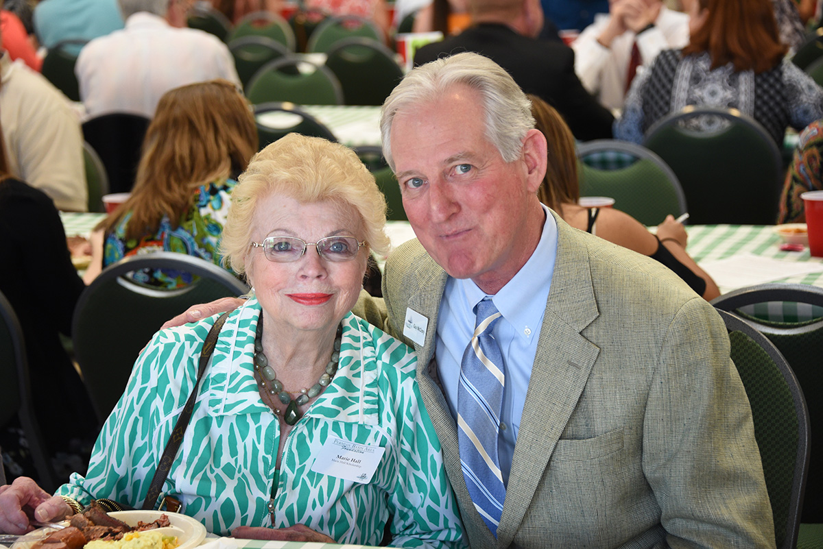 Marie Hall & Guy McCrary, President & CEO of PBAF